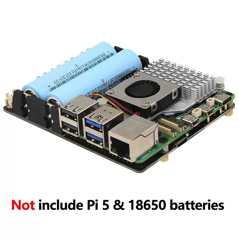 Raspberry Pi Uninterrupted Power Supply Ups 18650 - Papan Ekspansi Manajemen Daya UPS Raspberry