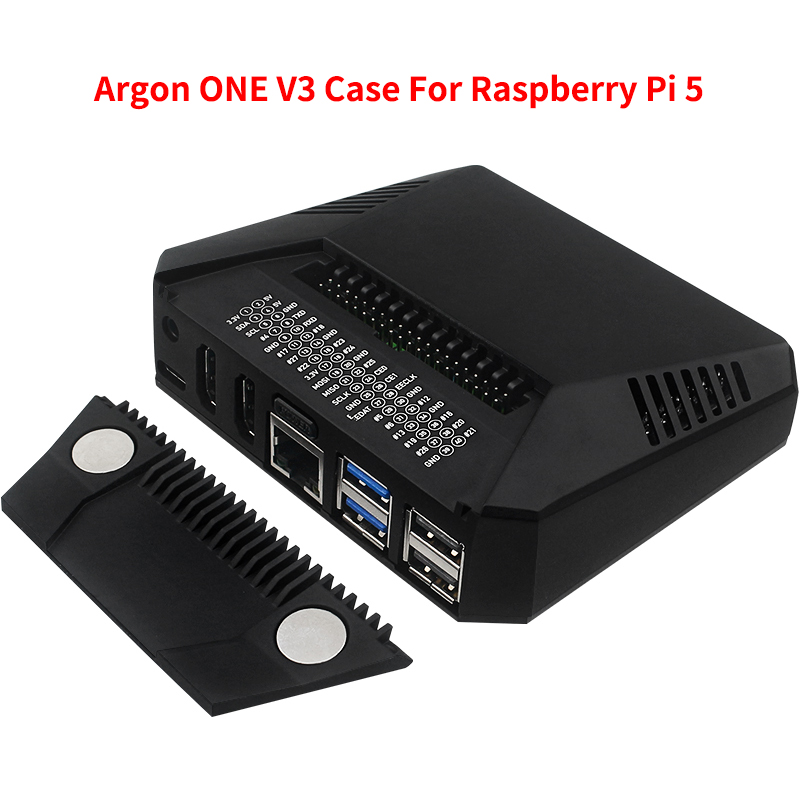 Casing Aluminium Argon ONE V3, - Argon One V3 M.2 Nvme Case ulasan dan harga